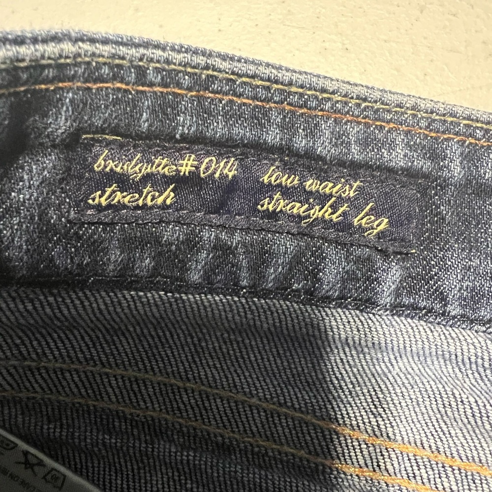 Citizens of Humanity Jeans Bridgitte Low Waist Straight Leg Jeans‎ Sz 26 - Picture 8 of 10